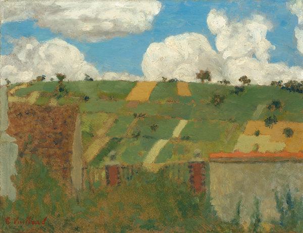 Landscape of the Ile-de-France by Edouard Vuillard (French, 1868 - 1940), 16X12"(A3)Poster Print