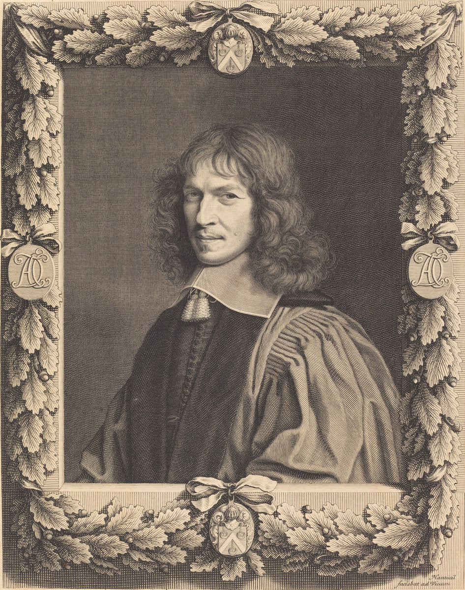 Denis Talon by Robert Nanteuil (French, 1623 - 1678), 16X12"(A3)Poster Print