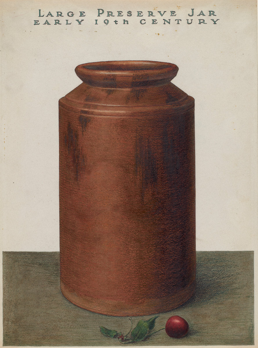 Preserve Jar by John Matulis (American, 1910 - 2000), 16X12"(A3)Poster Print