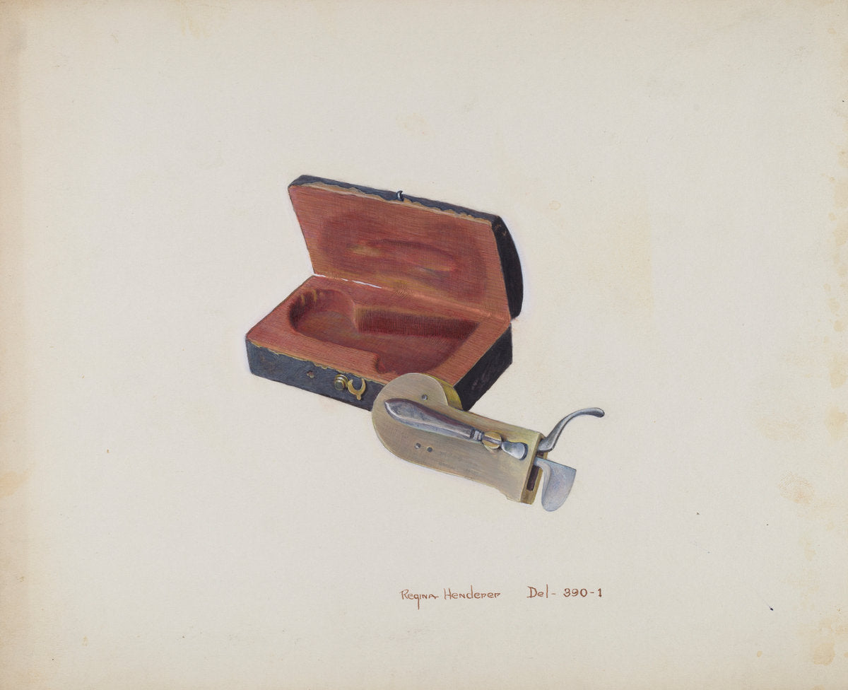 Lancet and Case by Regina Henderer (American, active c. 1935), 16X12"(A3)Poster Print
