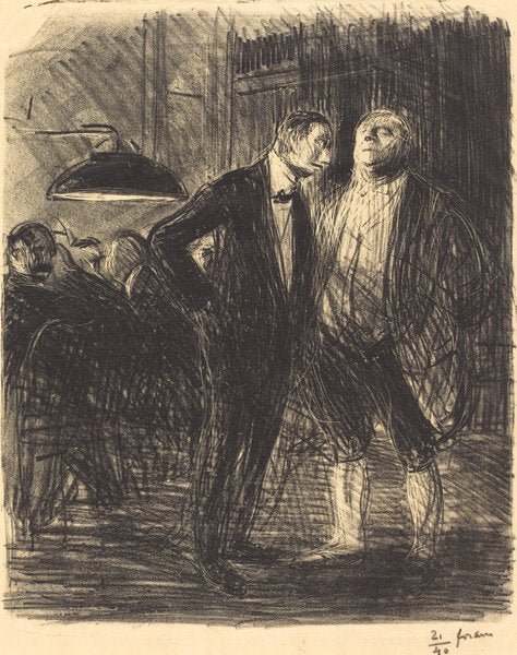 Cleaned Out by Jean-Louis Forain (French, 1852 - 1931), 16X12"(A3)Poster Print