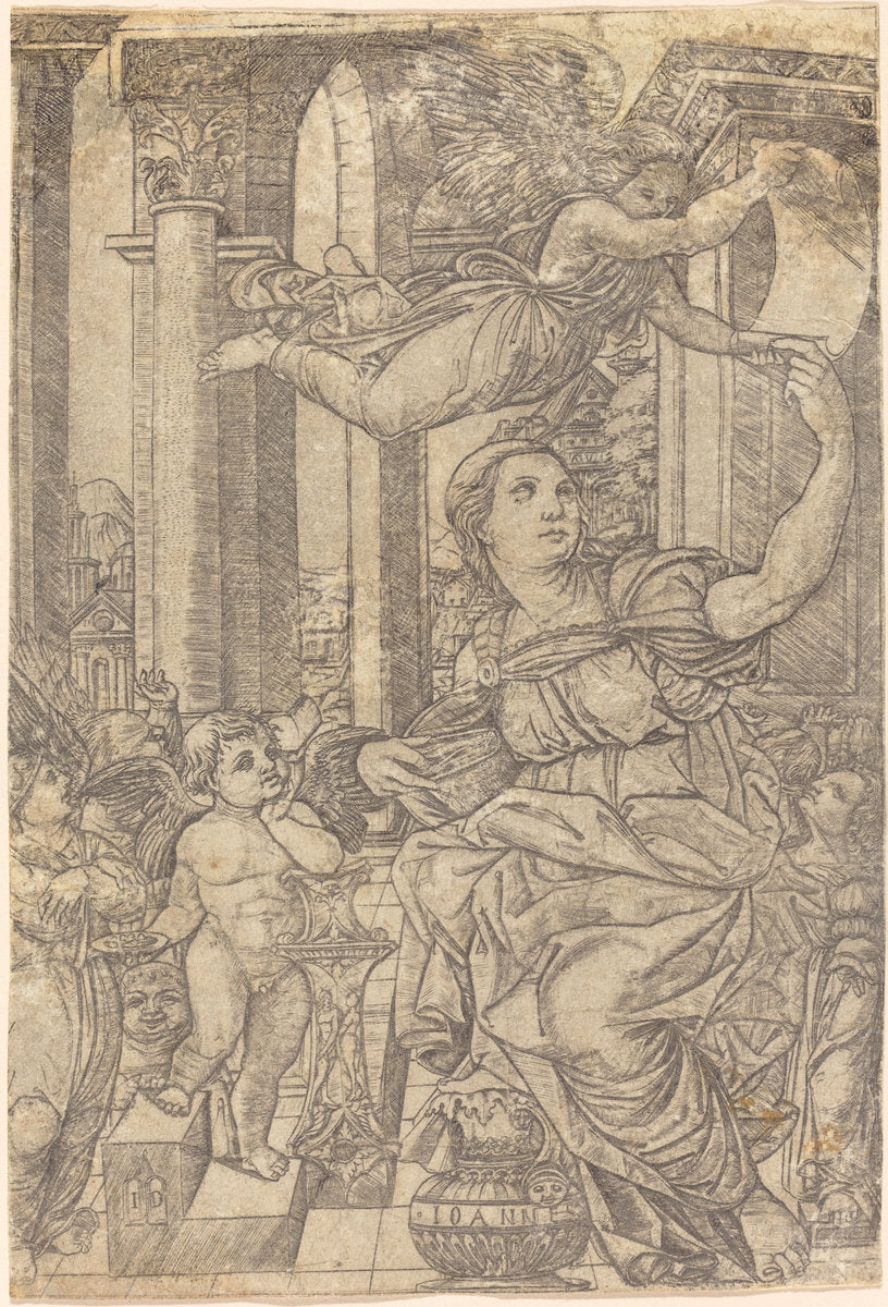 The Cumaean Sibyl by Jean Duvet (French, 1485 - c. 1570), 16X12"(A3)Poster Print