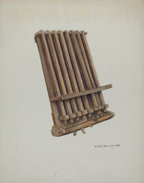 Dumbbell of Crotullum by Ethel Dougan (American, 1898 - 1976), 16X12"(A3)Poster Print