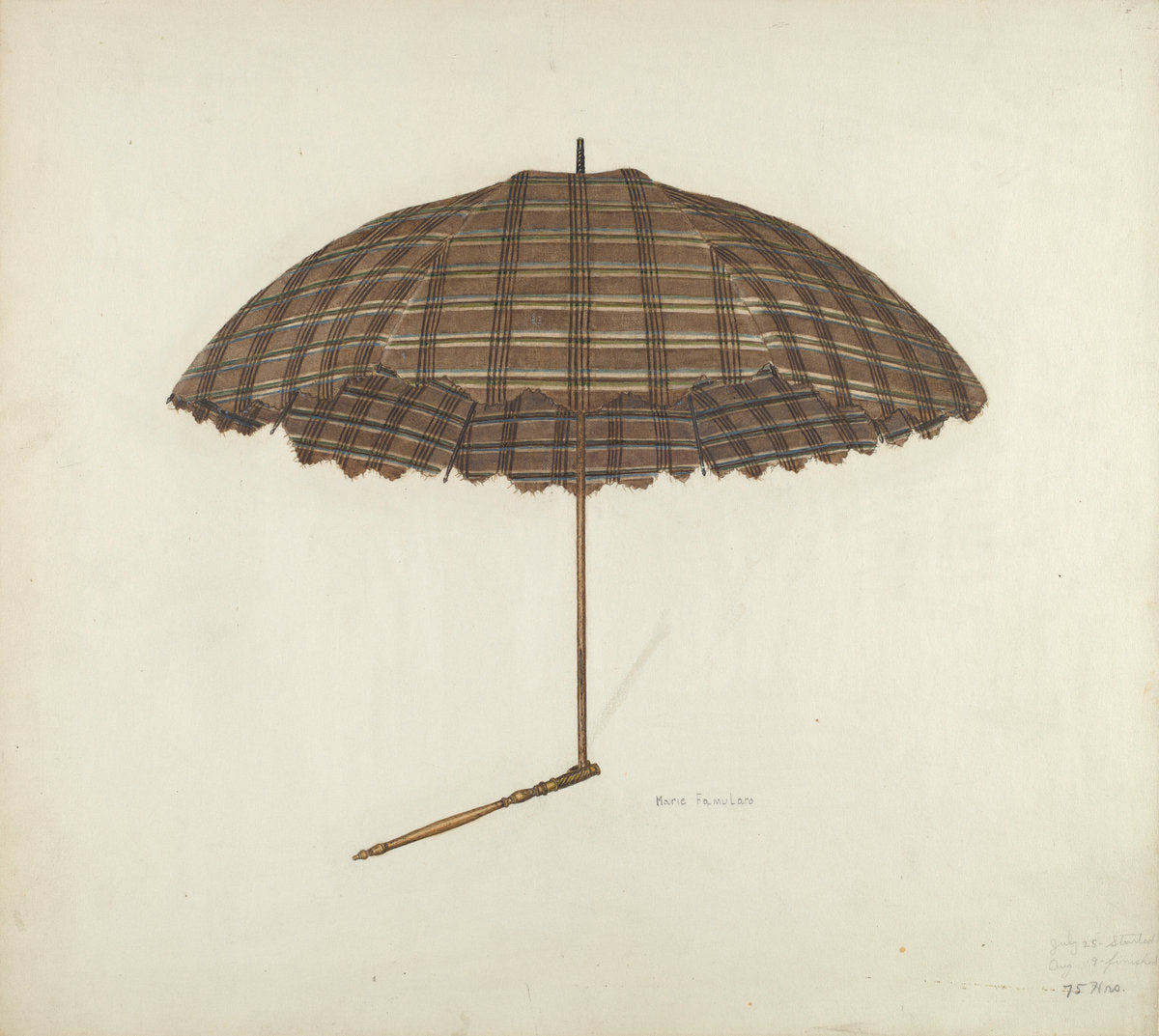 Parasol by Marie Famularo (American, 1901 - 1975), 16X12"(A3)Poster Print
