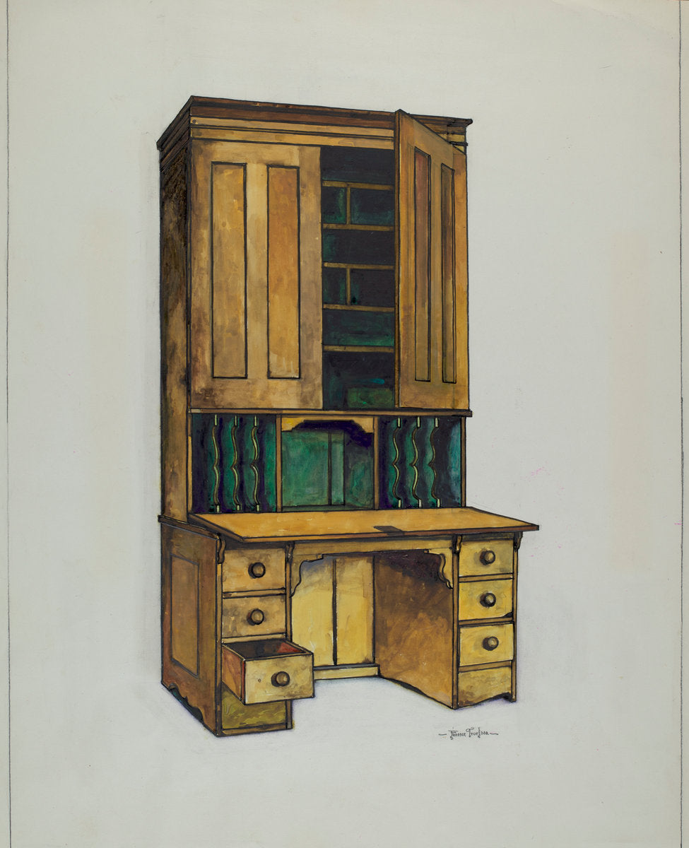 Cupboard by Florence Truelson (American, 1901 - 1959), 16X12"(A3)Poster Print