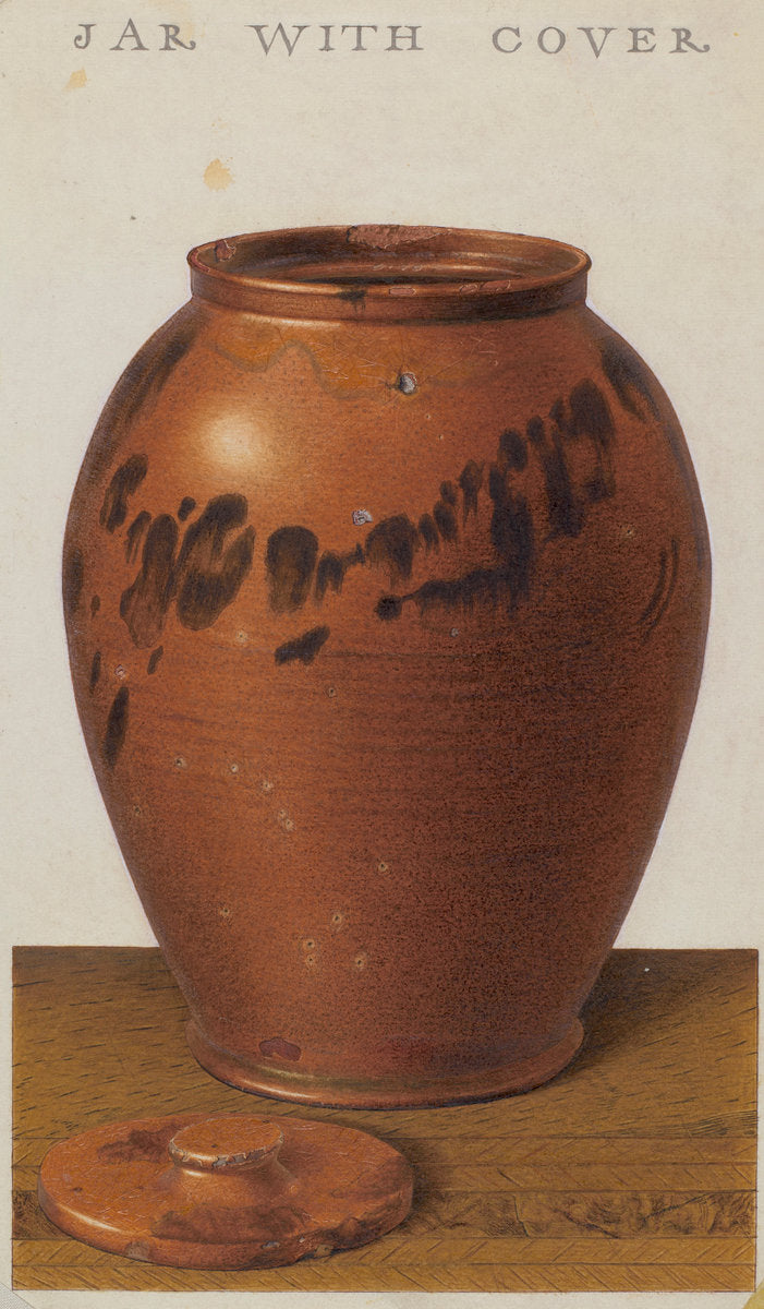 Covered Jar by Alfred Parys (American, active c. 1935), 16X12"(A3)Poster Print