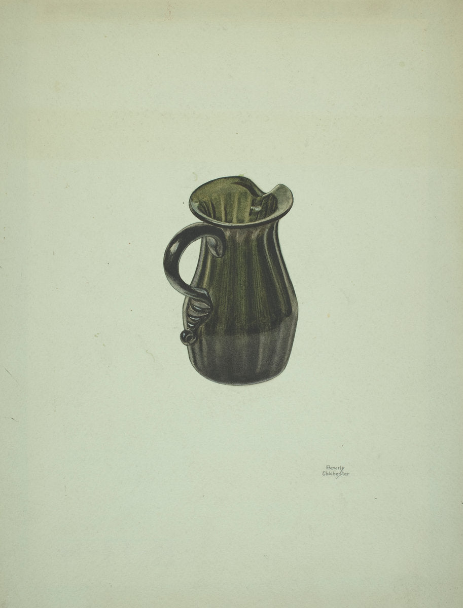Cream Pitcher by Beverly Chichester (American, active c. 1935), 16X12"(A3)Poster Print