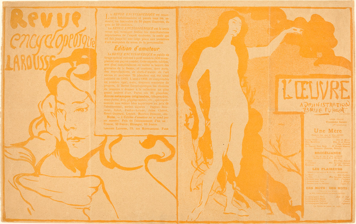 Une Mère; Brocéliande; Les Flaireurs; Des Mots! Des Mots! by Maxime Dethomas (French, 1867 - 1929), 16X12"(A3)Poster Print