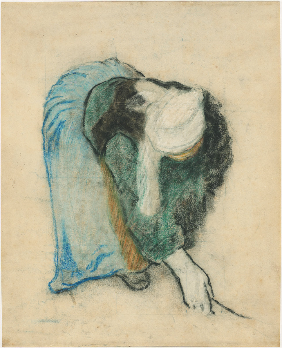 A Breton Gleaner by Paul Gauguin (French, 1848 - 1903), 16X12"(A3)Poster Print