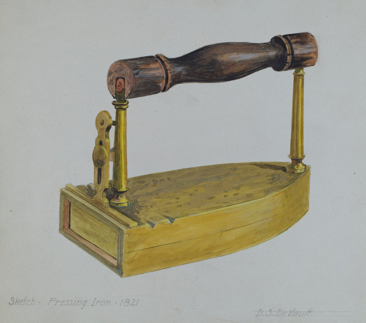 Pressing Iron by David S. De Vault (American, active c. 1935), 16X12"(A3)Poster Print