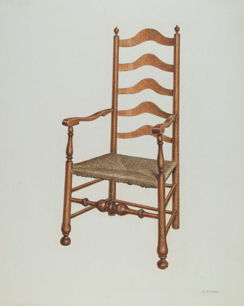 Armchair by Harry Eisman (American, active c. 1935), 16X12"(A3)Poster Print