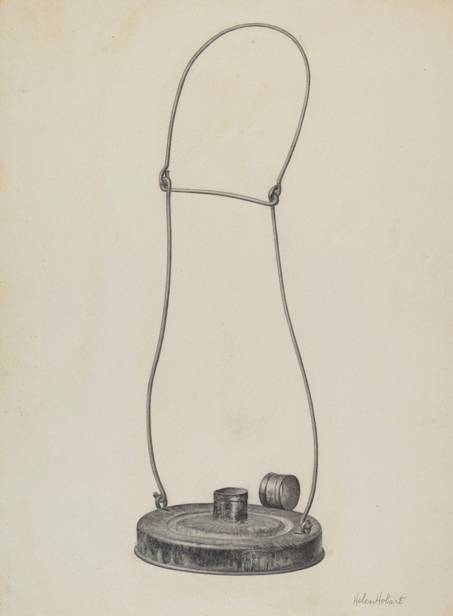 Lantern by Helen Hobart (American, active c. 1935), 16X12"(A3)Poster Print