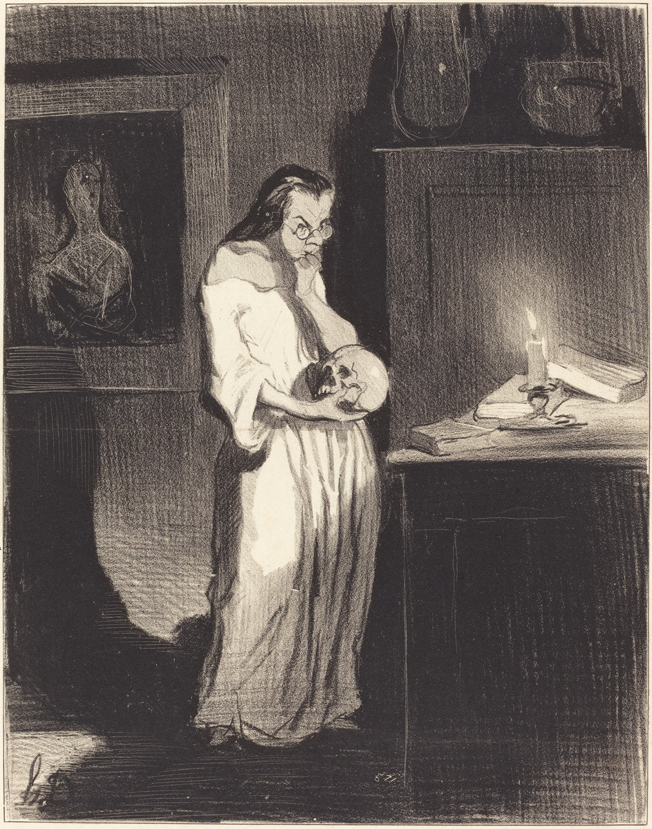 Satané piallard d'enfant va!... by Honoré Daumier (French, 1808 - 1879), 16X12"(A3)Poster Print