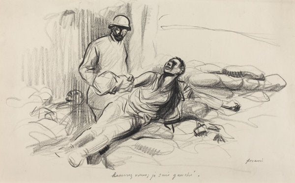 Rassurez vous; je suis gauche. by Jean-Louis Forain (French, 1852 - 1931), 16X12"(A3)Poster Print