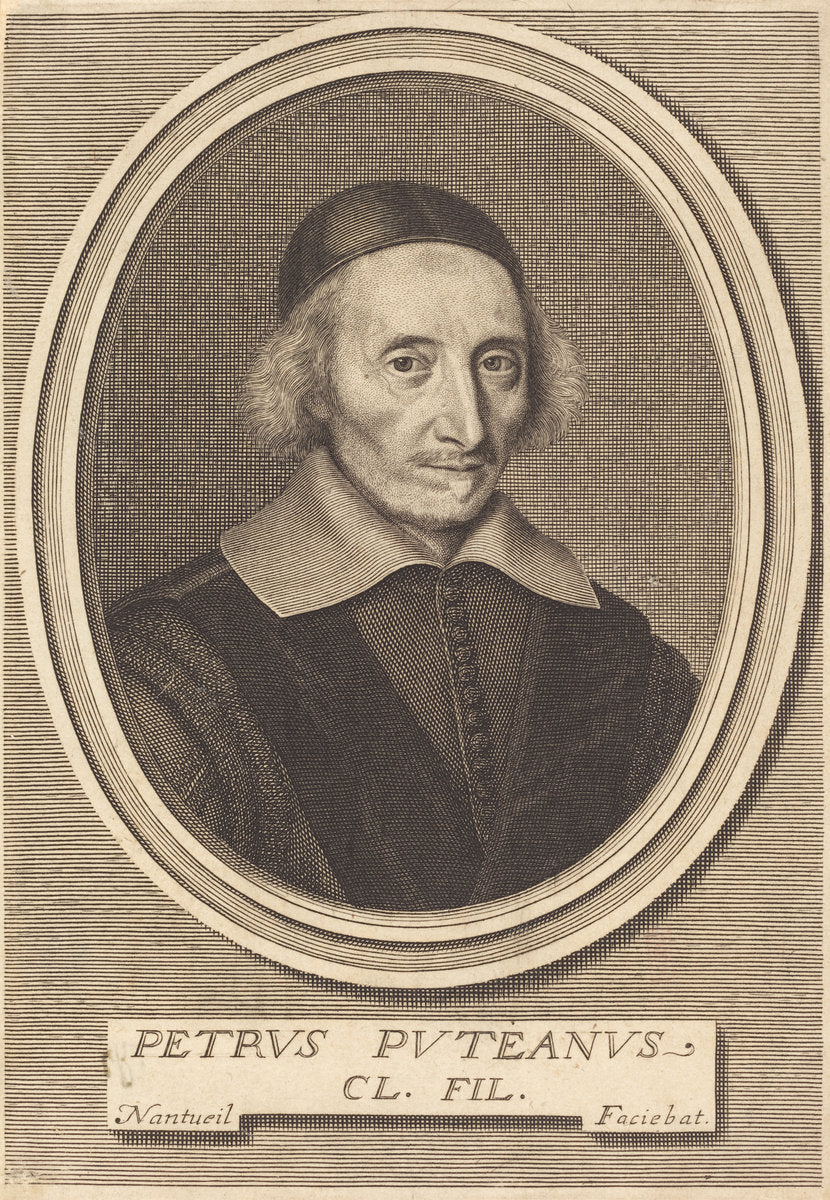 Pierre Dupuy by Robert Nanteuil (French, 1623 - 1678), 16X12"(A3)Poster Print