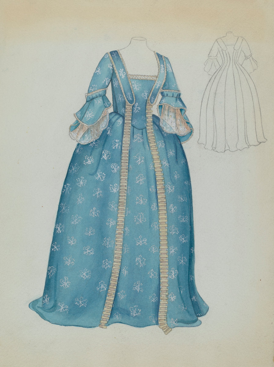Dress by Esther Hansen (American, active c. 1935), 16X12"(A3)Poster Print
