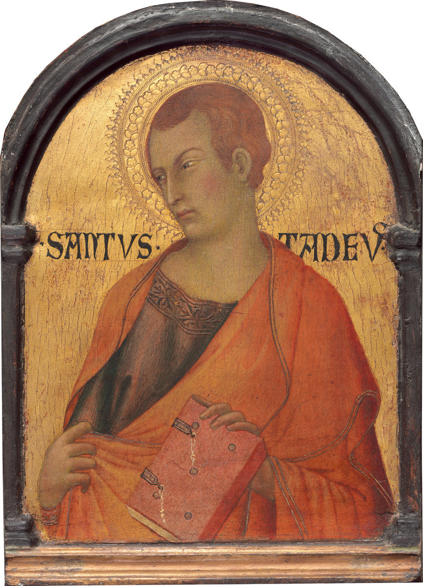 Saint Judas Thaddeus by Simone Martini (Sienese, active from 1315; died 1344), 16X12"(A3)Poster Print