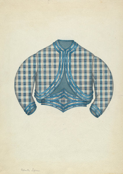 Girl's Jacket by Roberta Spicer (American, active c. 1935), 16X12"(A3)Poster Print