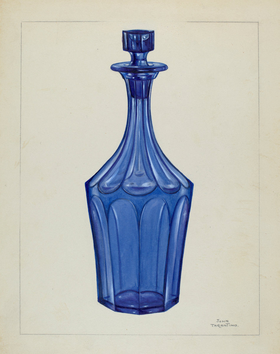 Decanter by John Tarantino (American, active c. 1935), 16X12"(A3)Poster Print