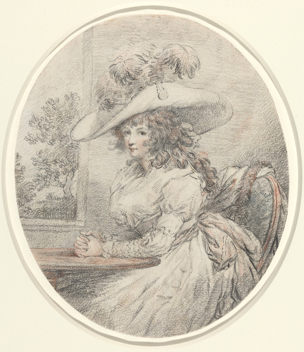 Anne Ward Morland by George Morland (British, 1763 - 1804), 16X12"(A3)Poster Print
