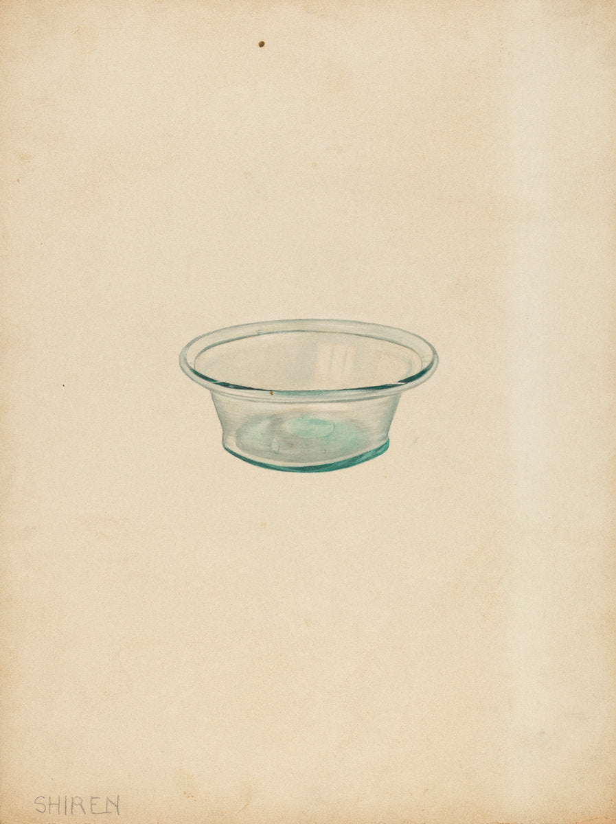 Blown Glass by Alvin Shiren (American, active c. 1935), 16X12"(A3)Poster Print