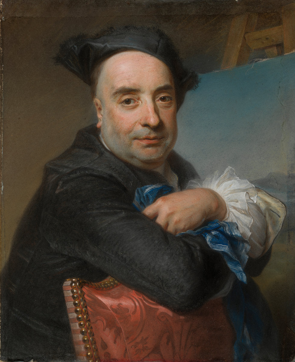 Claude Dupouch by Maurice-Quentin de La Tour (French, 1704 - 1788), 16X12"(A3)Poster Print
