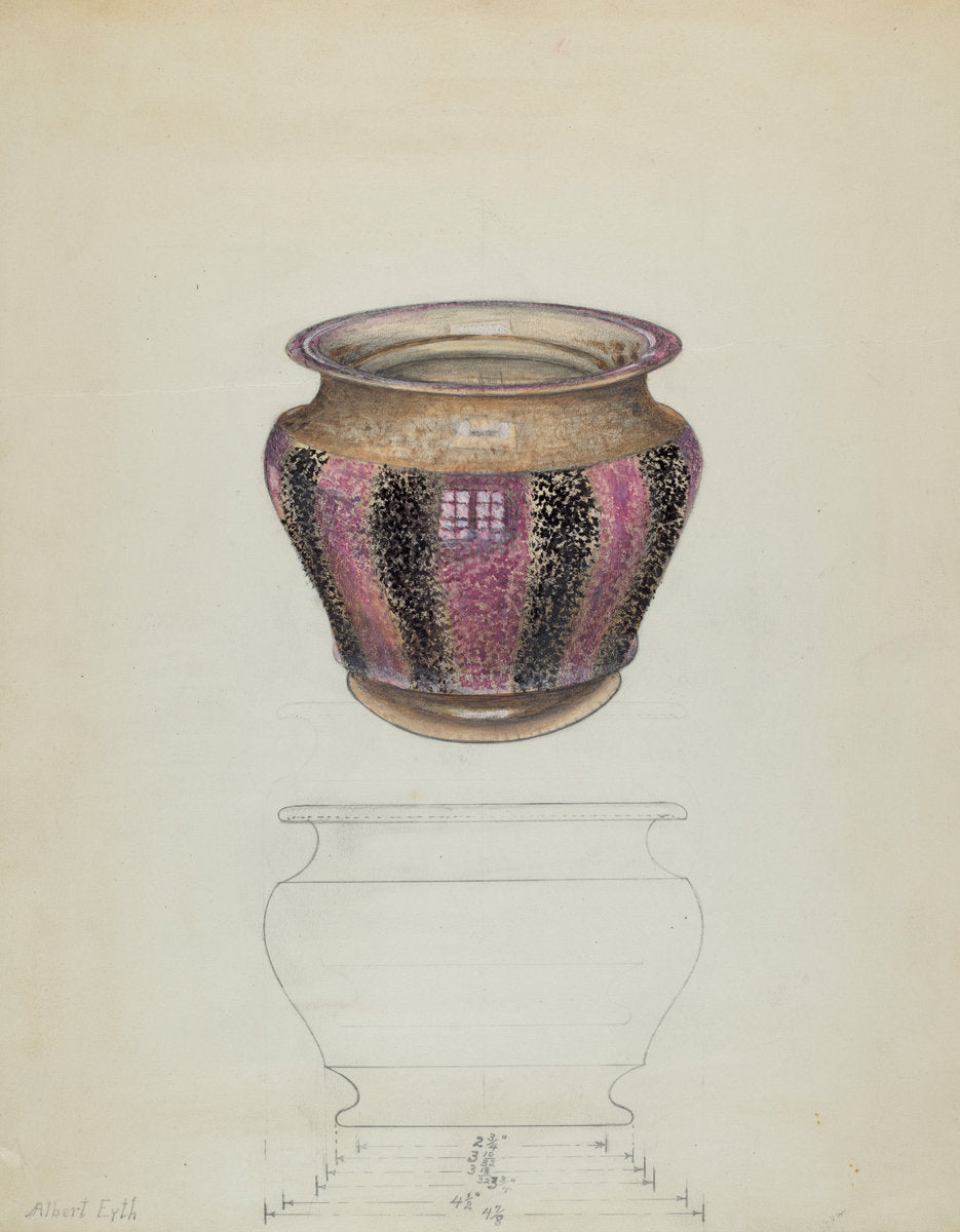 Sugar Bowl by Albert Eyth (American, active c. 1935), 16X12"(A3)Poster Print