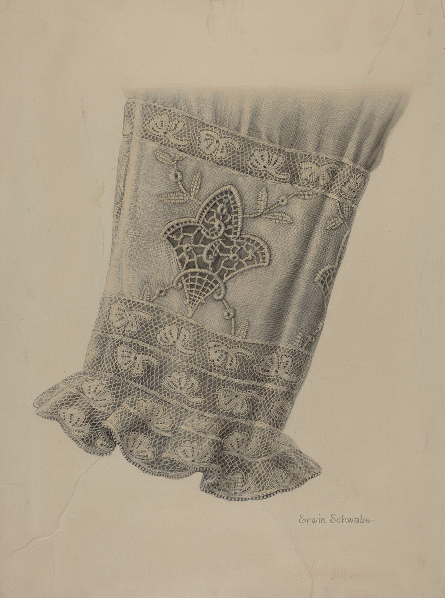 Cuff Lace by Erwin Schwabe (American, active c. 1935), 16X12"(A3)Poster Print