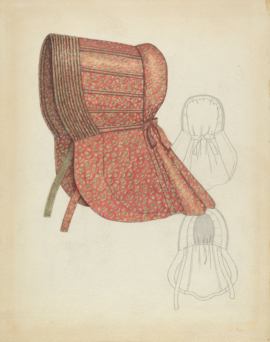 Sunbonnet by Roberta Spicer (American, active c. 1935), 16X12"(A3)Poster Print