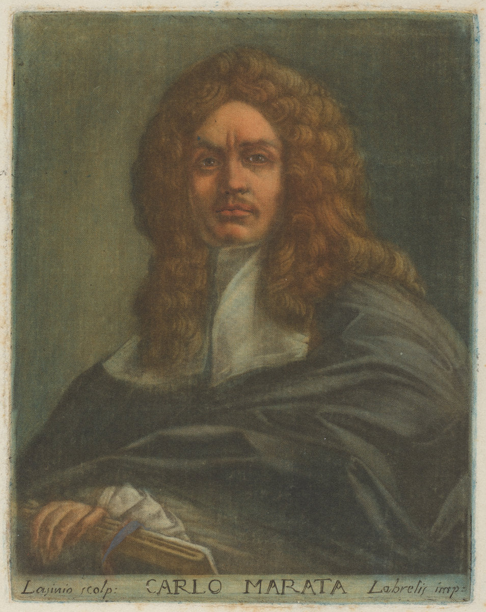 Carlo Maratta by Carlo Lasinio, after Carlo Maratta (Italian, 1759 - 1838), 16X12"(A3)Poster Print