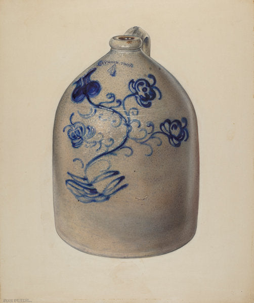 Jug by Jean Peszel (American, active c. 1935), 16X12"(A3)Poster Print