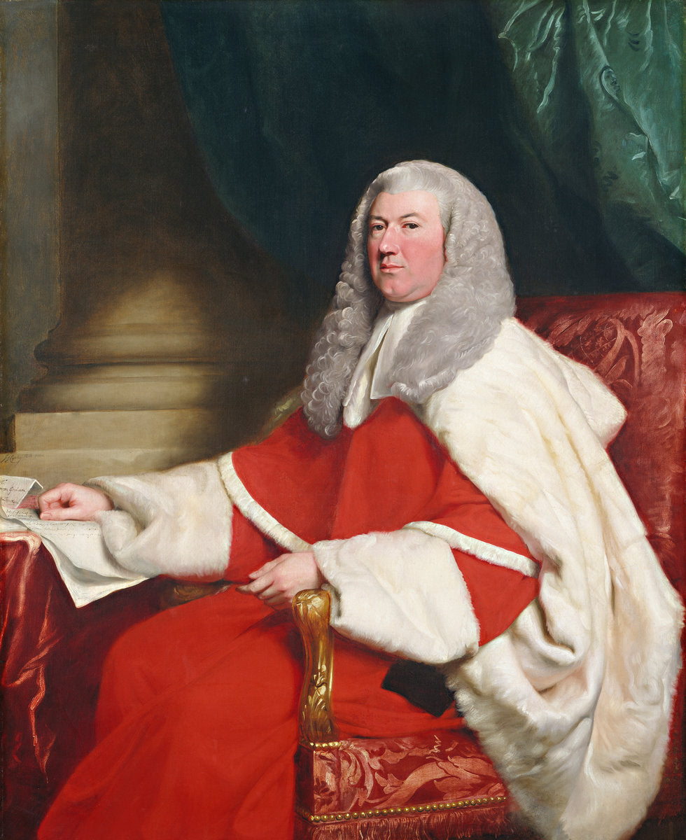 Baron Graham by John Singleton Copley (American, 1738 - 1815), 16X12"(A3)Poster Print