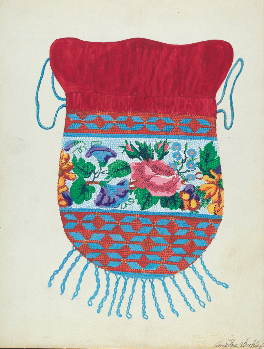 Purse by Ann Gene Buckley (American, active c. 1935), 16X12"(A3)Poster Print