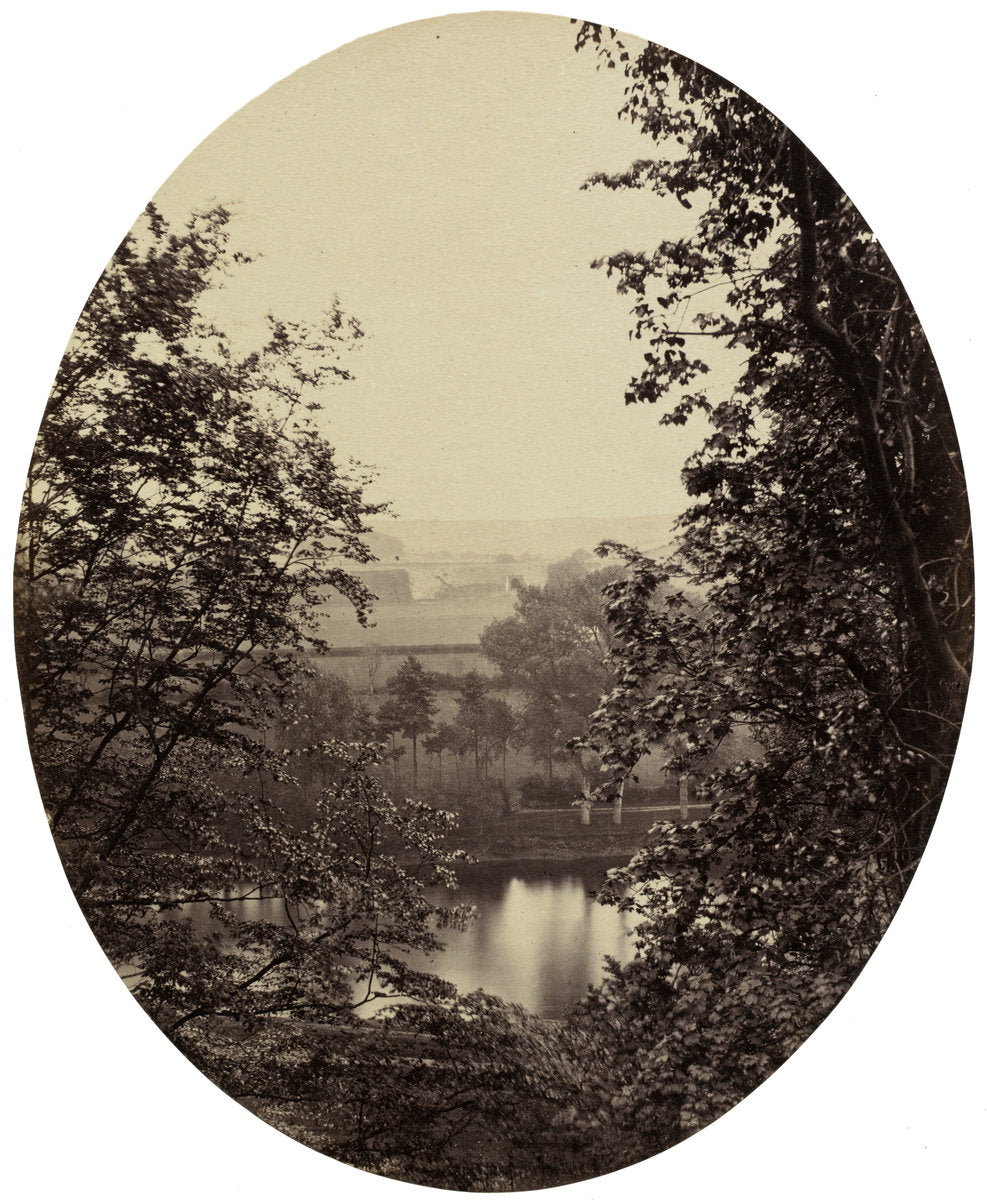 The Banks of the Severn, near Winterdyne by Major Francis Gresley (British, 1807 - 1880), 16X12"(A3)Poster Print
