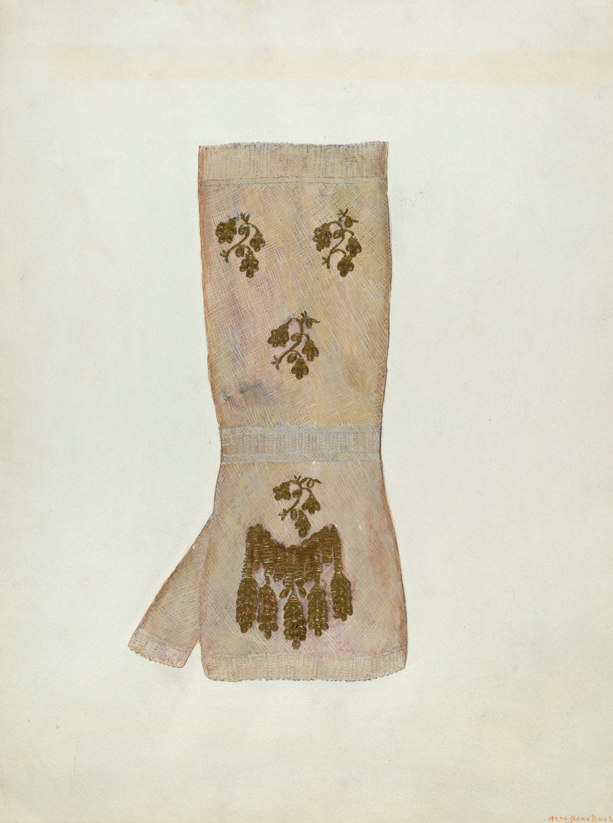 Mitt by Ann Gene Buckley (American, active c. 1935), 16X12"(A3)Poster Print