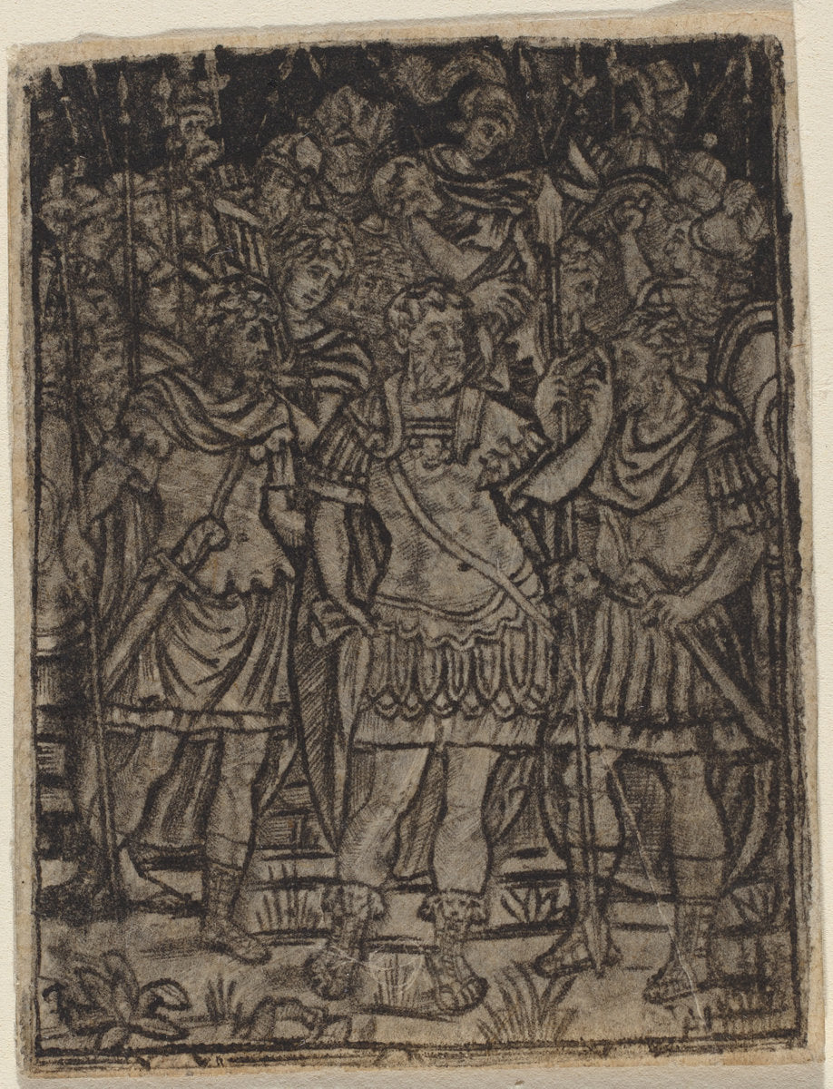 c. 1510/1530 by Italian 16th Century (Roman General Addressing His Troops), 16X12"(A3)Poster Print