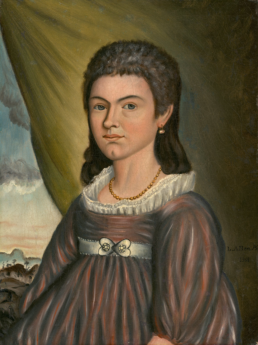 Lucia Leonard by Luther Allen (American, 1780 - 1821), 16X12"(A3)Poster Print