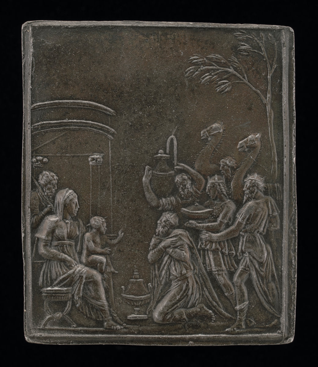 The Adoration of the Magi by Attributed to Valerio Belli (Italian, 1468 - 1546), 16X12"(A3)Poster Print