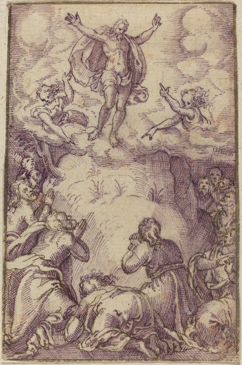 The Transfiguration by Virgil Solis (German, 1514 - 1562), 16X12"(A3)Poster Print