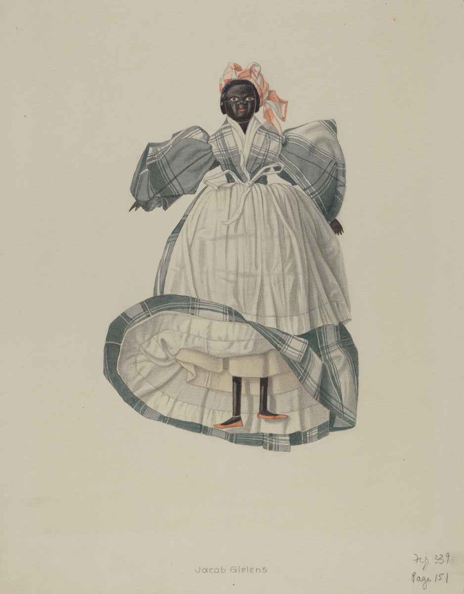 Doll: Black Mama by Jacob Gielens (American, active c. 1935), 16X12"(A3)Poster Print