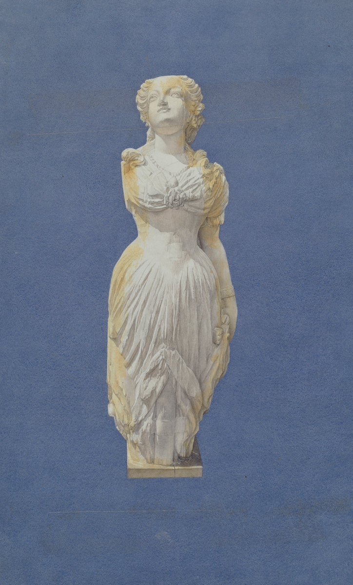 Figurehead "Marie" by Ingrid Selmer-Larsen (American, 1913 - 2005), 16X12"(A3)Poster Print