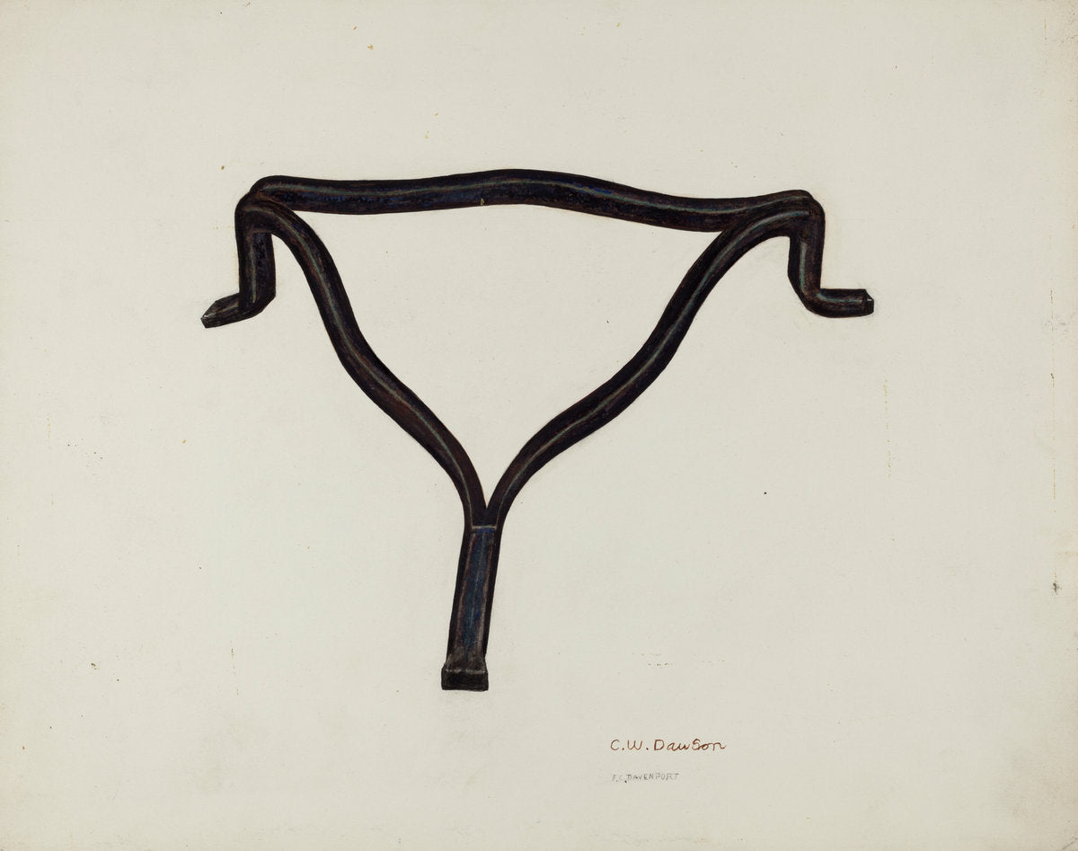 Trivet by Clarence W. Dawson (American, active c. 1935), 16X12"(A3)Poster Print
