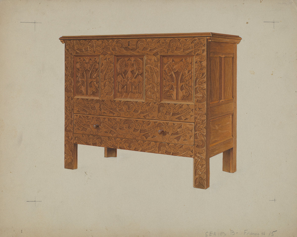 Hadley Chest by Martin Partyka (American, active c. 1935), 16X12"(A3)Poster Print