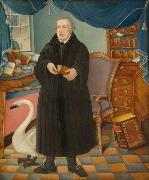 Martin Luther by Attributed to Frederick Kemmelmeyer (American, active 1788/1816), 16X12"(A3)Poster Print