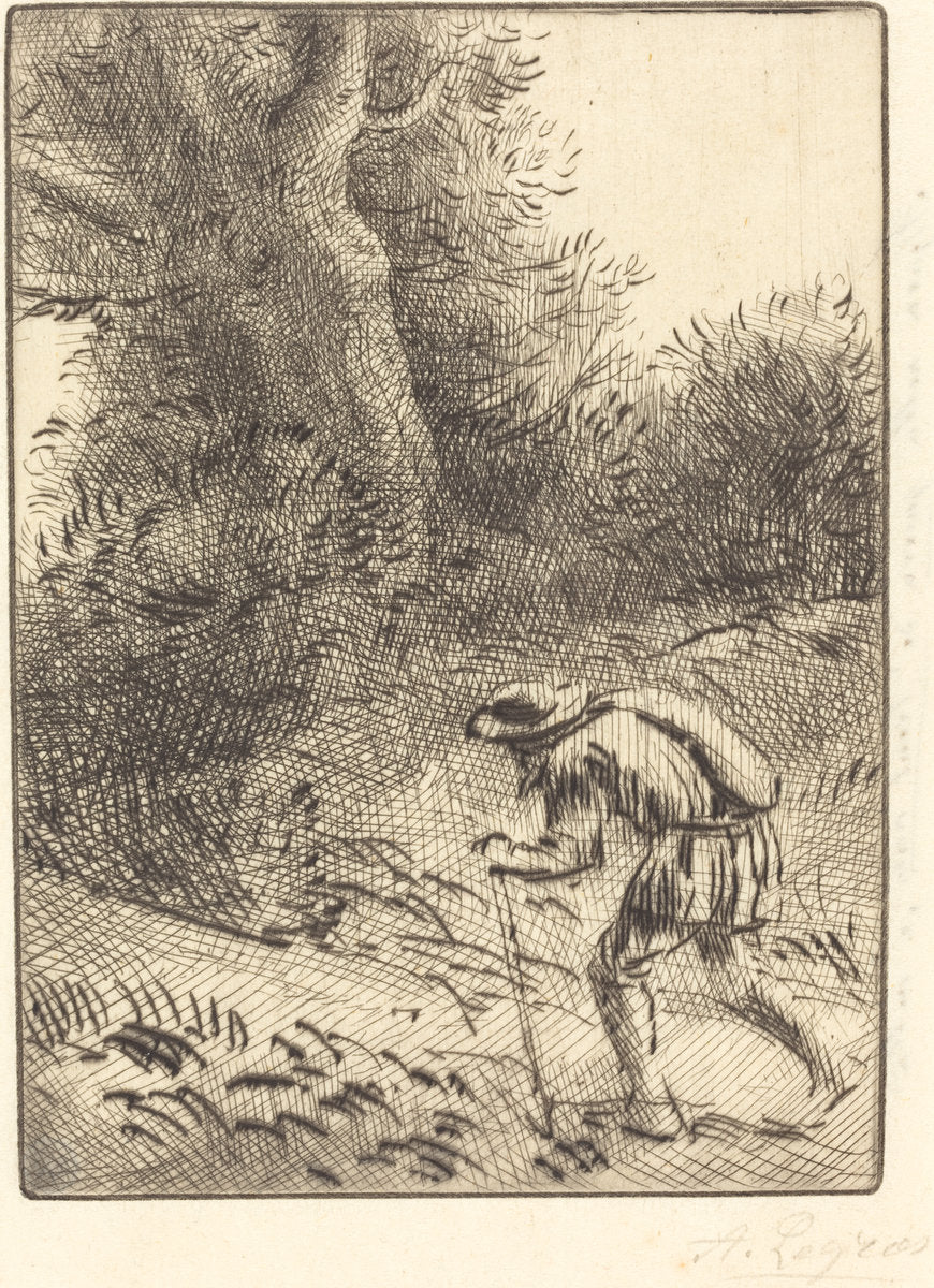 Little Wandering Jew (Le petit juif errant) by Alphonse Legros (French, 1837 - 1911), 16X12"(A3)Poster Print