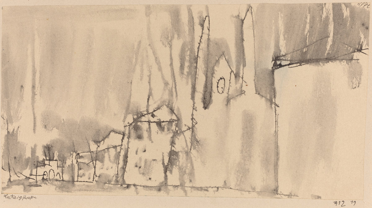Ludwigstrasse by Paul Klee (Swiss, 1879 - 1940), 16X12"(A3)Poster Print