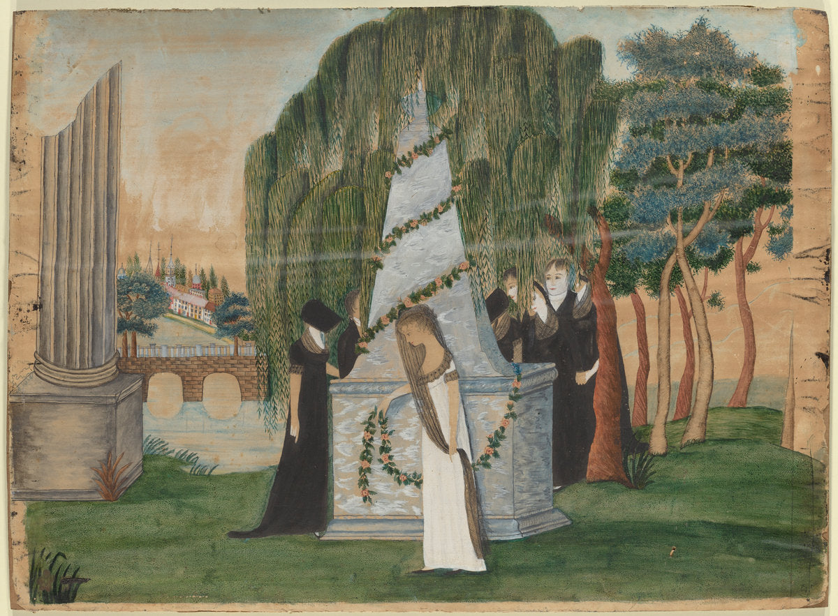 19th century by American 19th Century (In Memoriam - Column at Left), 16X12"(A3)Poster Print