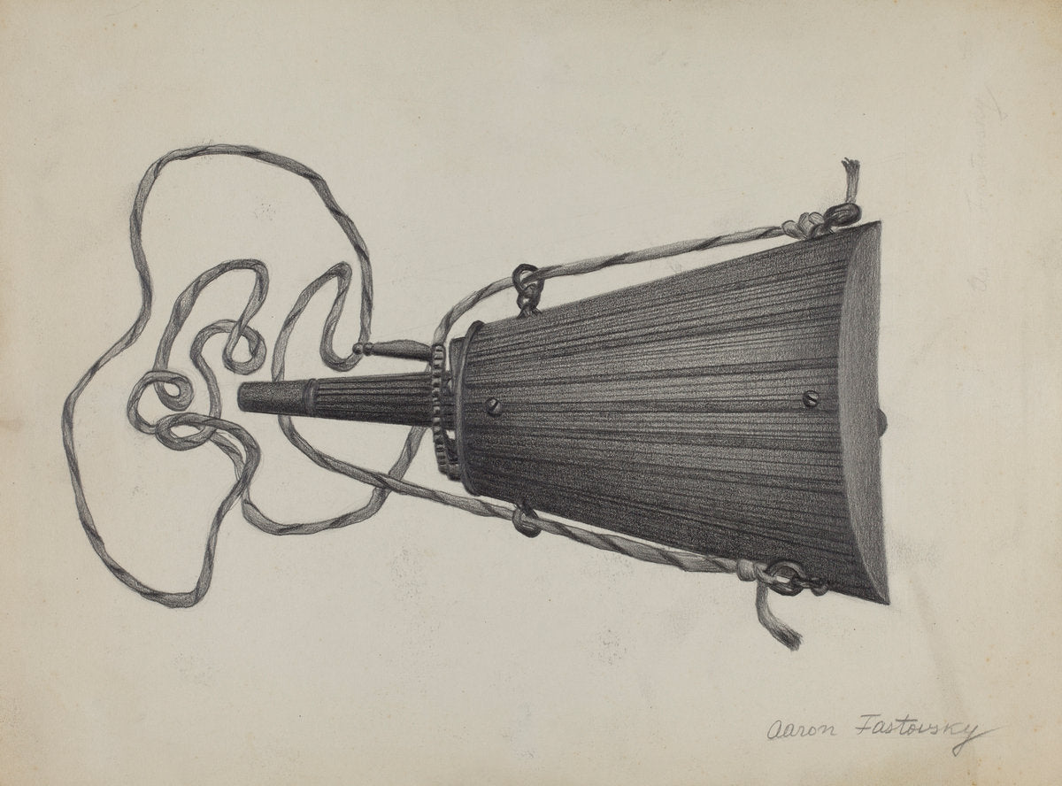 Powder Flask by Aaron Fastovsky (American, active c. 1935), 16X12"(A3)Poster Print