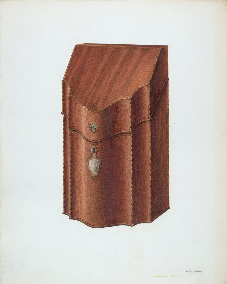 Knife Box by Harry Eisman (American, active c. 1935), 16X12"(A3)Poster Print