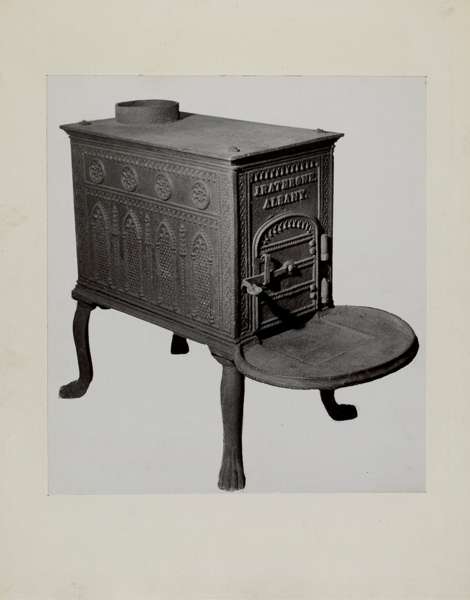 Box Stove by Charles Von Urban (American, active c. 1935), 16X12"(A3)Poster Print